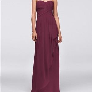 David’s Bridal Chiffon Dress